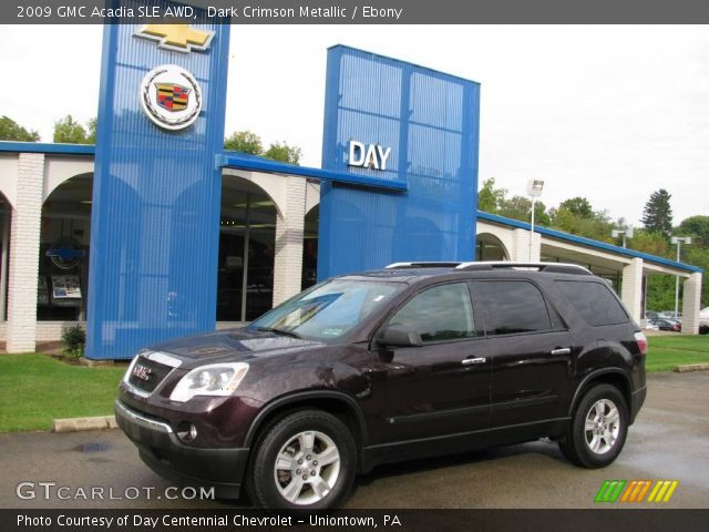 2009 GMC Acadia SLE AWD in Dark Crimson Metallic