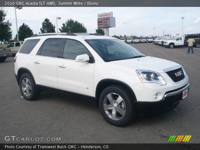 2010 GMC Acadia SLT AWD in Summit White