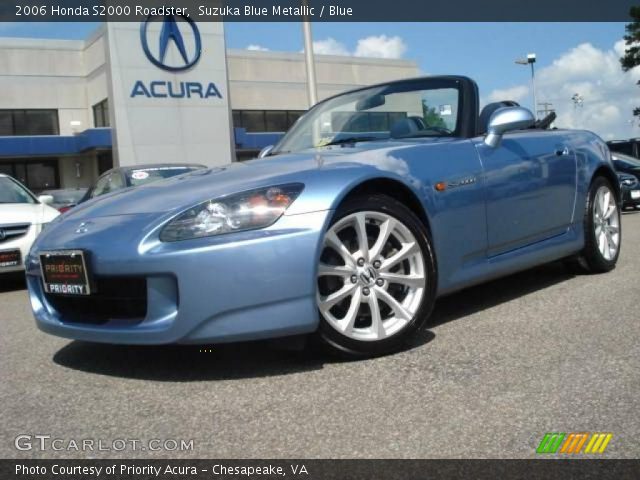 2006 Honda S2000 Roadster in Suzuka Blue Metallic