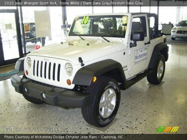 2010 Jeep Wrangler Sport 4x4 in Stone White