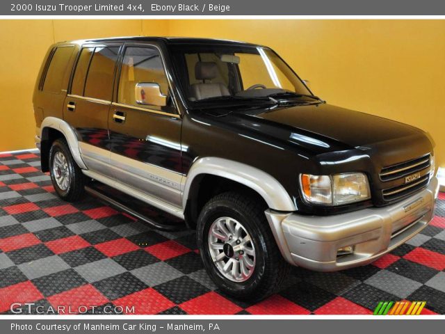 2000 Isuzu Trooper Limited 4x4 in Ebony Black