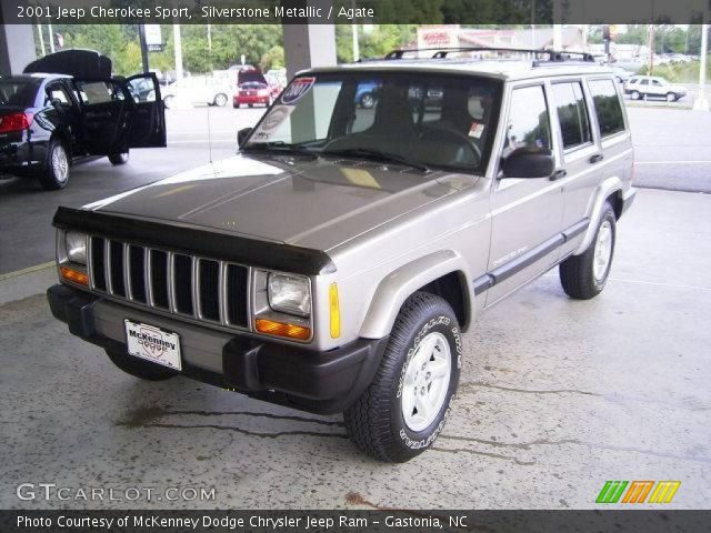 2001 Jeep Cherokee Sport in Silverstone Metallic