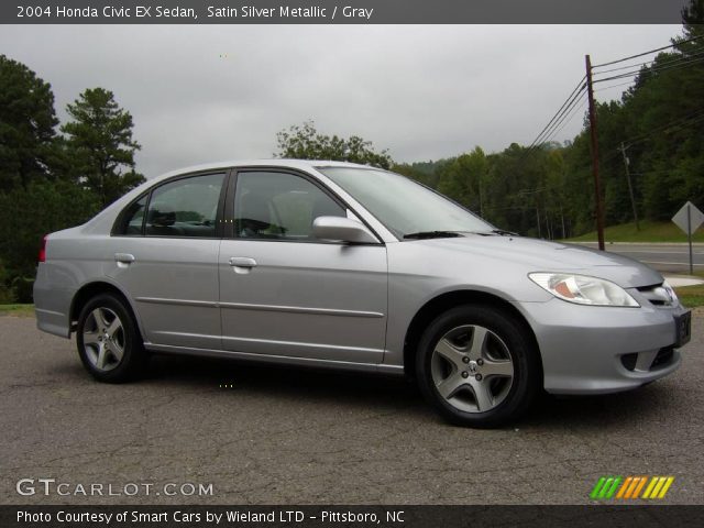 2004 Honda Civic EX Sedan in Satin Silver Metallic
