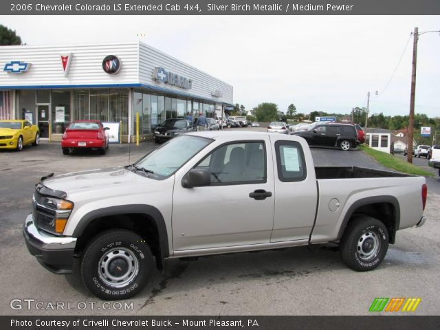 2006 Chevrolet Colorado LS Extended Cab 4x4 in Silver Birch Metallic