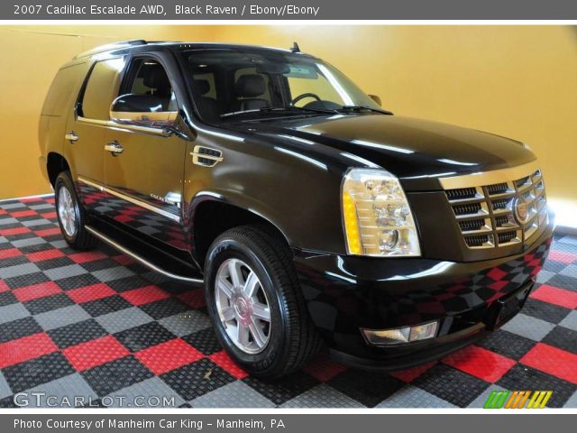 2007 Cadillac Escalade AWD in Black Raven