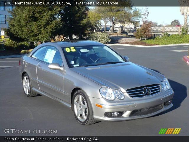 2005 Mercedes-Benz CLK 500 Coupe in Pewter Metallic