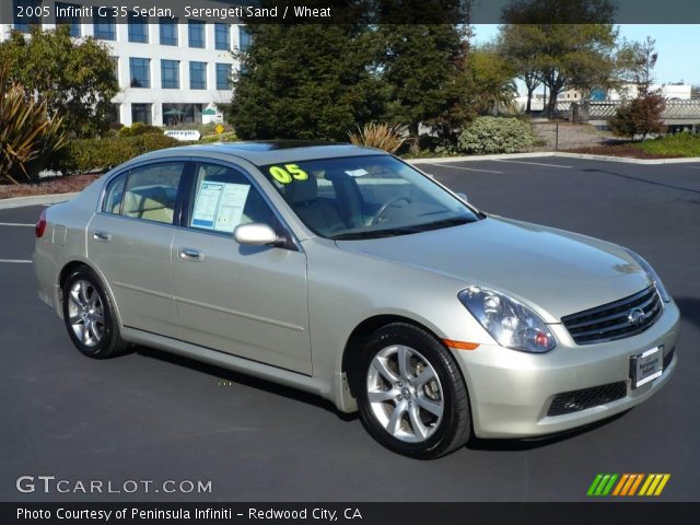 2005 Infiniti G 35 Sedan in Serengeti Sand
