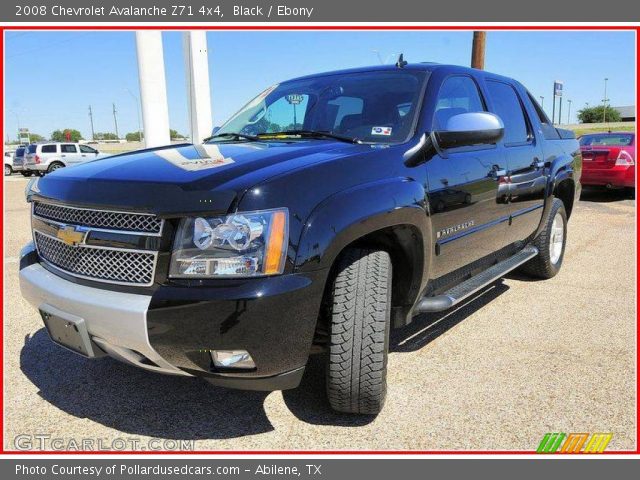 2008 Chevrolet Avalanche Z71 4x4 in Black