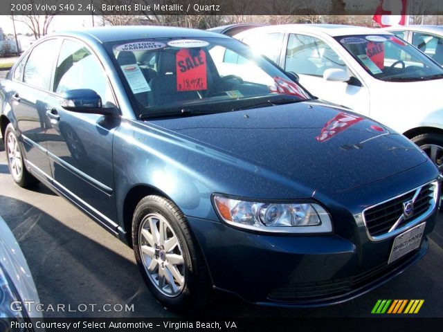 2008 Volvo S40 2.4i in Barents Blue Metallic