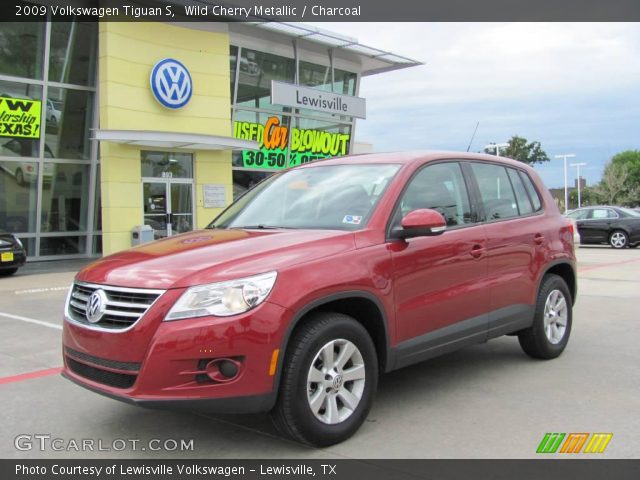 2009 Volkswagen Tiguan S in Wild Cherry Metallic