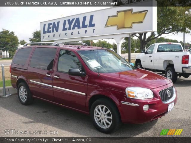 2005 Buick Terraza CXL AWD in Cardinal Red Metallic