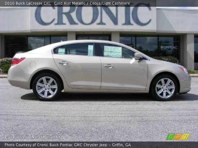 2010 Buick LaCrosse CXL in Gold Mist Metallic