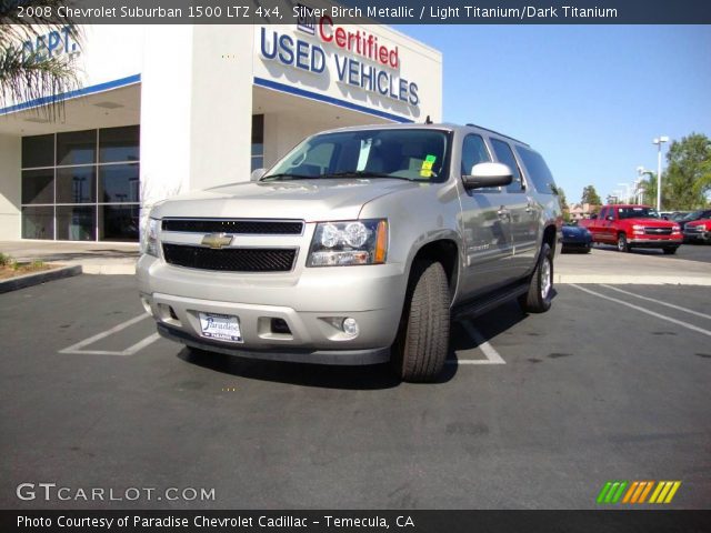 2008 Chevrolet Suburban 1500 LTZ 4x4 in Silver Birch Metallic