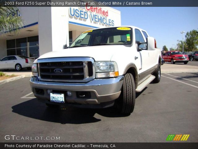 2003 Ford F250 Super Duty King Ranch Crew Cab in Oxford White