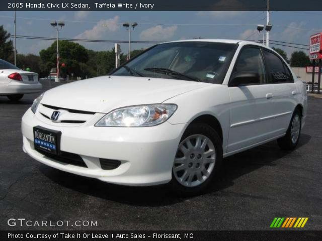 2005 Honda Civic LX Sedan in Taffeta White