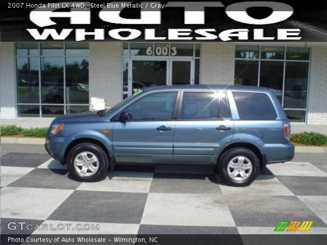 2007 Honda Pilot LX 4WD in Steel Blue Metallic