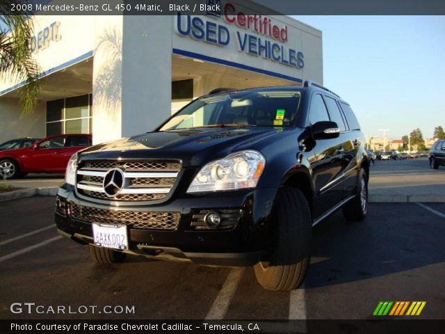 2008 Mercedes-Benz GL 450 4Matic in Black