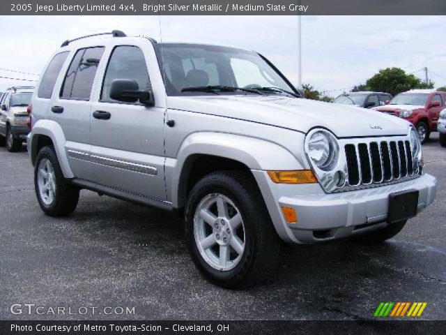 2005 Jeep Liberty Limited 4x4 in Bright Silver Metallic