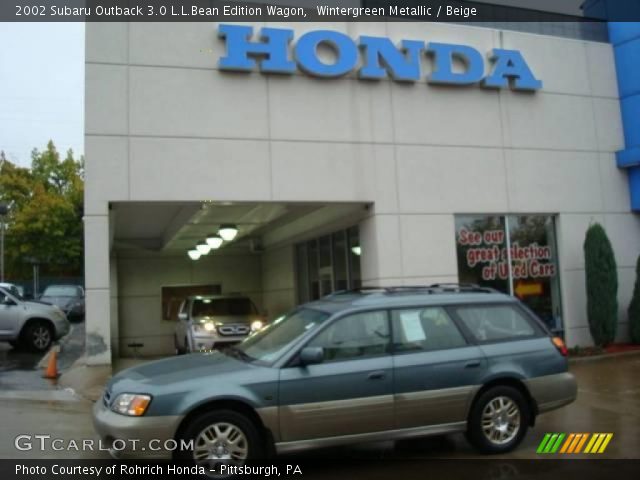 2002 Subaru Outback 3.0 L.L.Bean Edition Wagon in Wintergreen Metallic