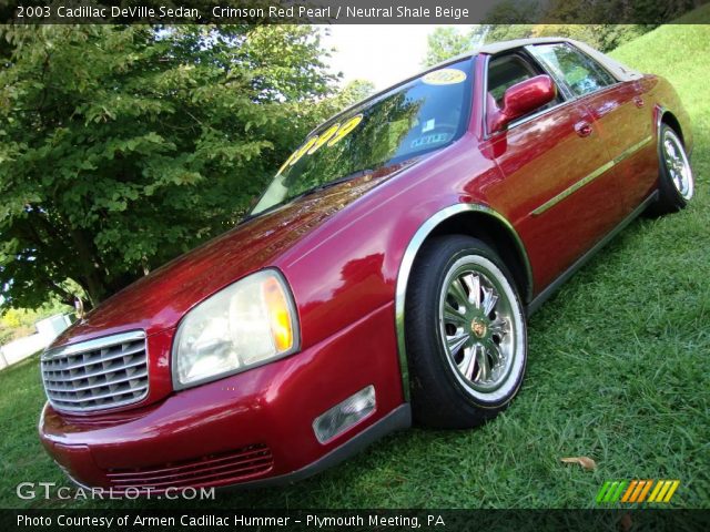 2003 Cadillac DeVille Sedan in Crimson Red Pearl