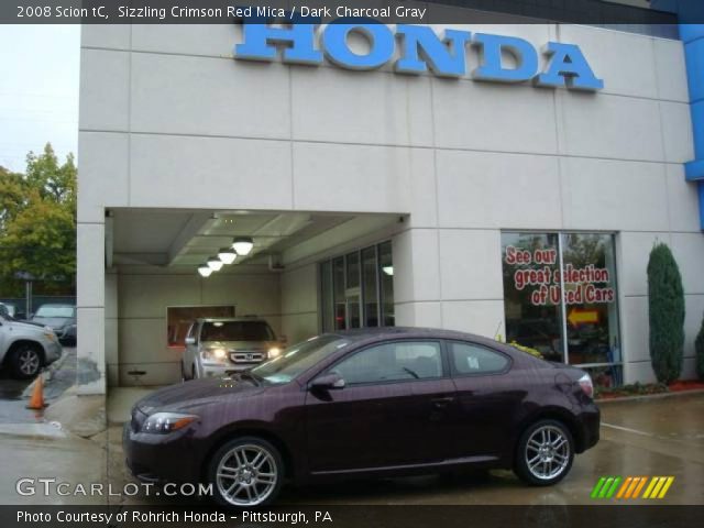 2008 Scion tC  in Sizzling Crimson Red Mica