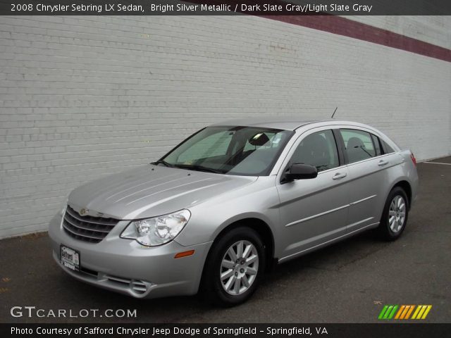 2008 Chrysler Sebring LX Sedan in Bright Silver Metallic