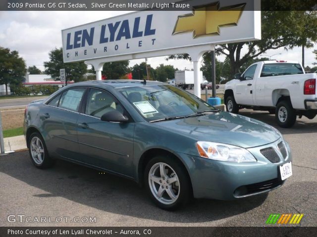 2009 Pontiac G6 GT Sedan in Silver Green Metallic