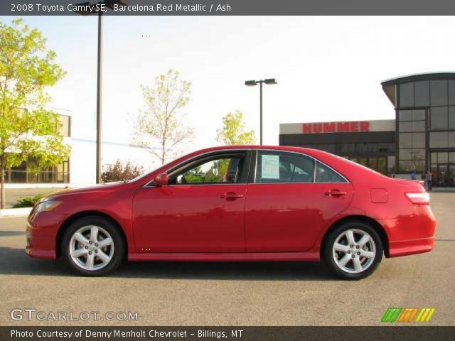 2008 Toyota Camry SE in Barcelona Red Metallic