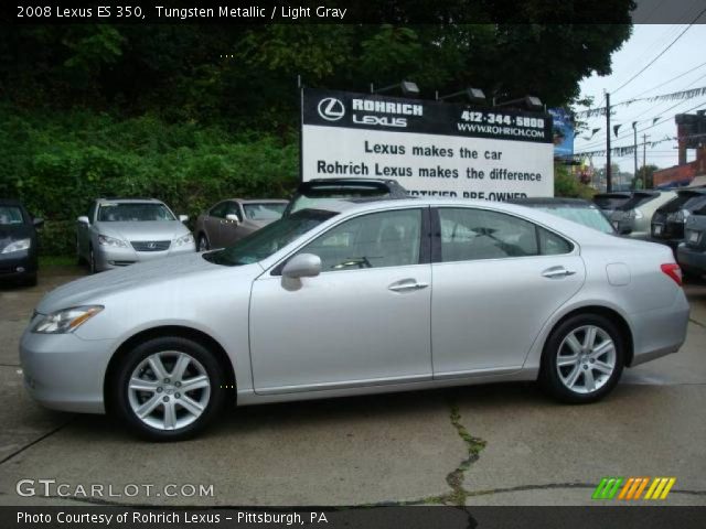 2008 Lexus ES 350 in Tungsten Metallic