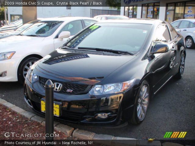 2009 Honda Civic Si Coupe in Crystal Black Pearl