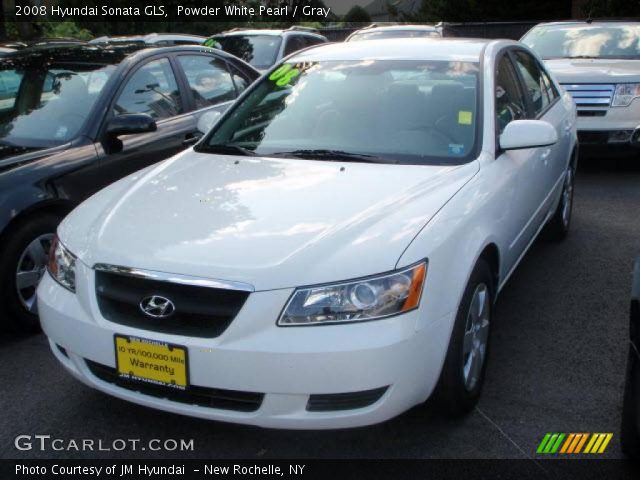 2008 Hyundai Sonata GLS in Powder White Pearl