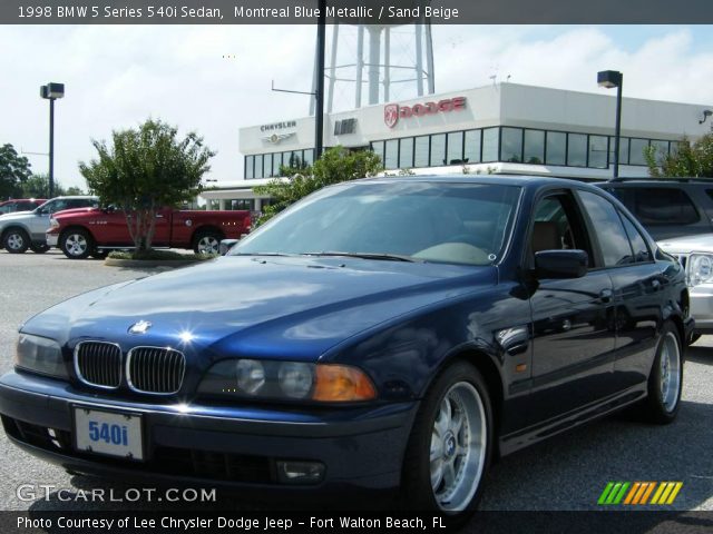 1998 BMW 5 Series 540i Sedan in Montreal Blue Metallic