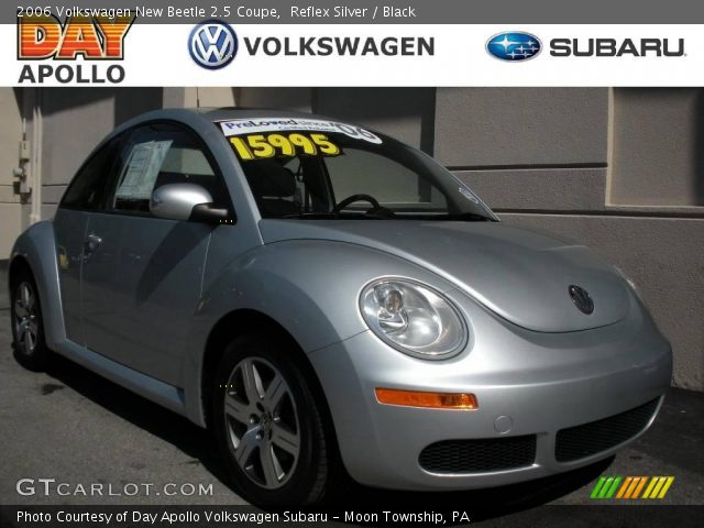 2006 Volkswagen New Beetle 2.5 Coupe in Reflex Silver