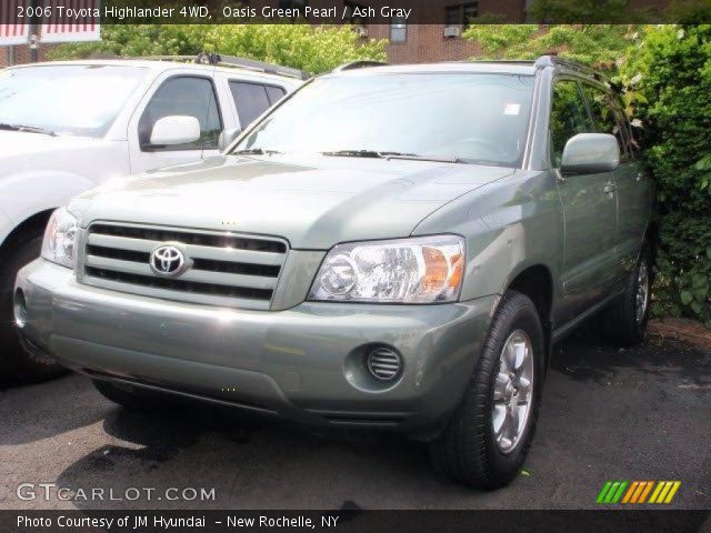 2006 Toyota Highlander 4WD in Oasis Green Pearl