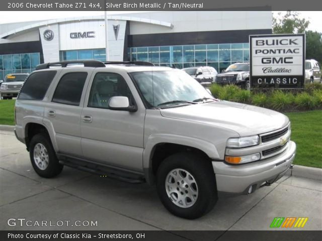 2006 Chevrolet Tahoe Z71 4x4 in Silver Birch Metallic