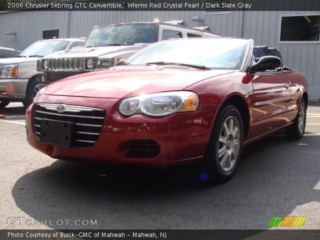 2006 Chrysler Sebring GTC Convertible in Inferno Red Crystal Pearl