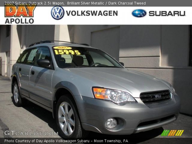 2007 Subaru Outback 2.5i Wagon in Brilliant Silver Metallic