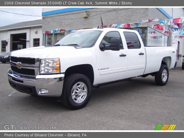 2009 Chevrolet Silverado 3500HD LT Crew Cab 4x4 in Summit White