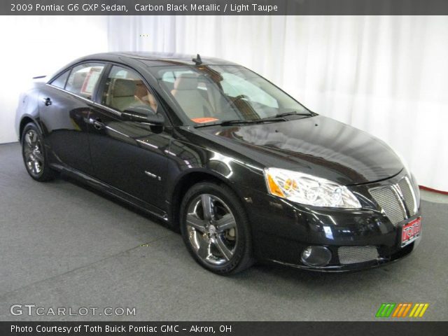 2009 Pontiac G6 GXP Sedan in Carbon Black Metallic