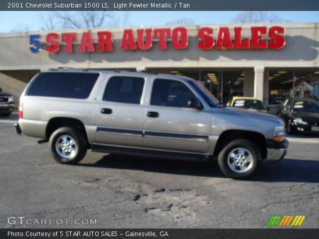 2001 Chevrolet Suburban 1500 LS in Light Pewter Metallic