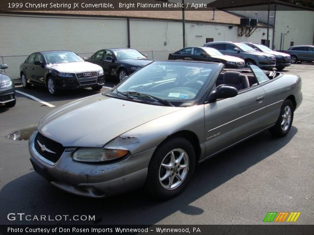 1999 Chrysler Sebring JX Convertible in Bright Platinum Metallic