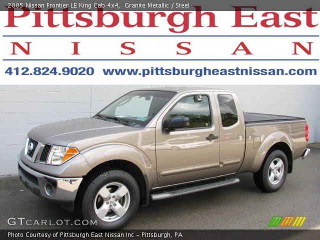2005 Nissan Frontier LE King Cab 4x4 in Granite Metallic