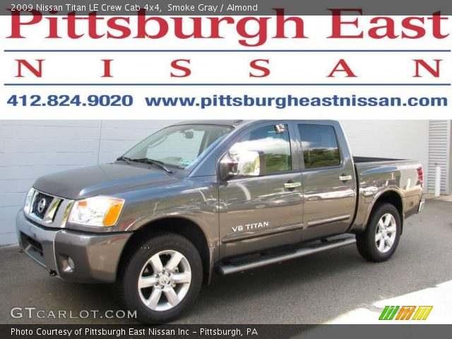 2009 Nissan Titan LE Crew Cab 4x4 in Smoke Gray