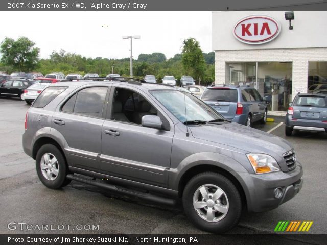 2007 Kia Sorento EX 4WD in Alpine Gray