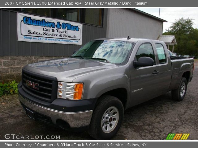 2007 GMC Sierra 1500 Extended Cab 4x4 in Steel Gray Metallic