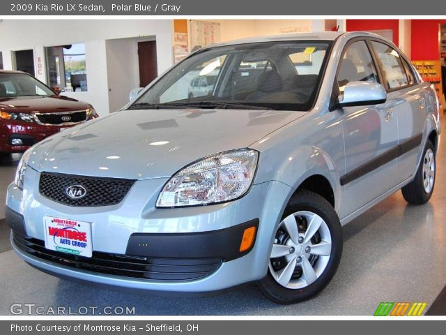 2009 Kia Rio LX Sedan in Polar Blue