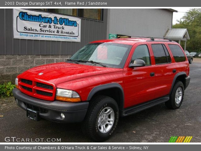 2003 Dodge Durango SXT 4x4 in Flame Red