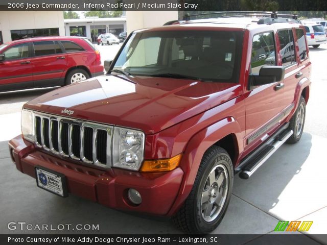2006 Jeep Commander  in Inferno Red Pearl