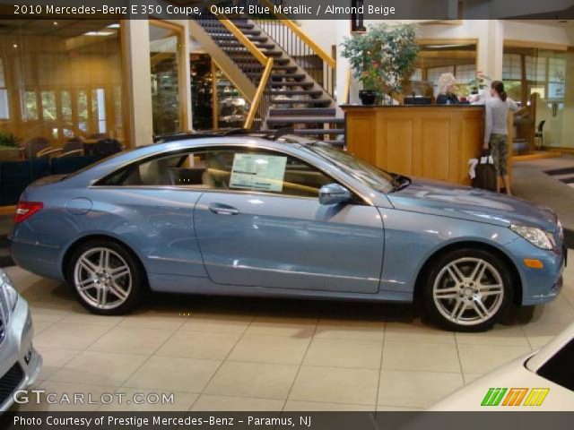 2010 Mercedes-Benz E 350 Coupe in Quartz Blue Metallic
