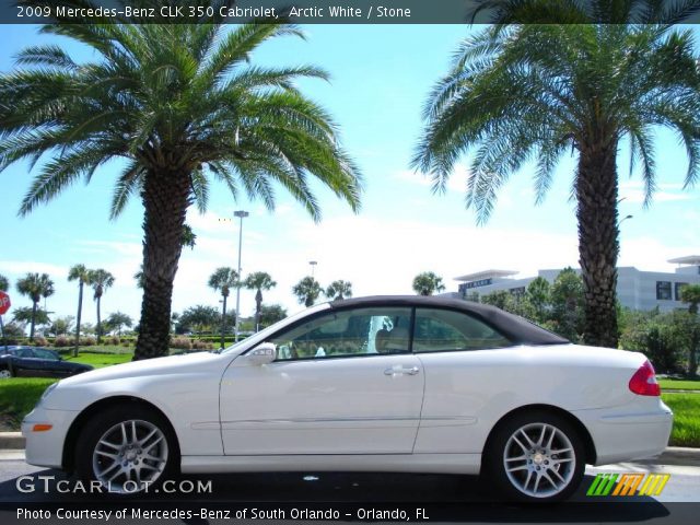 2009 Mercedes-Benz CLK 350 Cabriolet in Arctic White